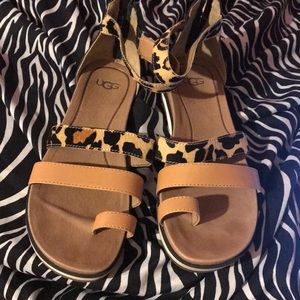 Ugg leopard sandals